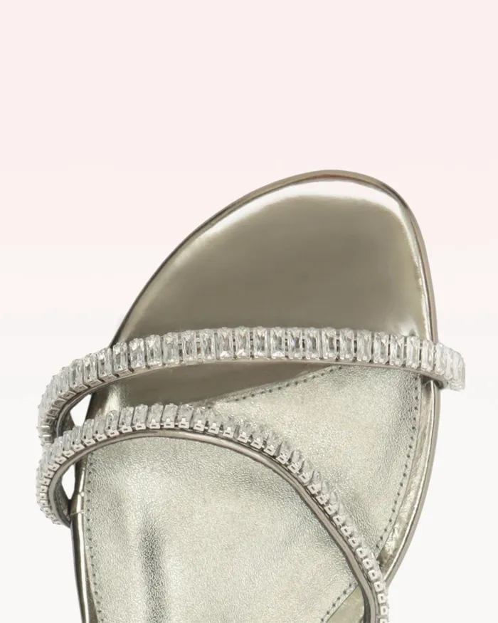 Leah Zircone Pewter Women Alexandre Birman Flats