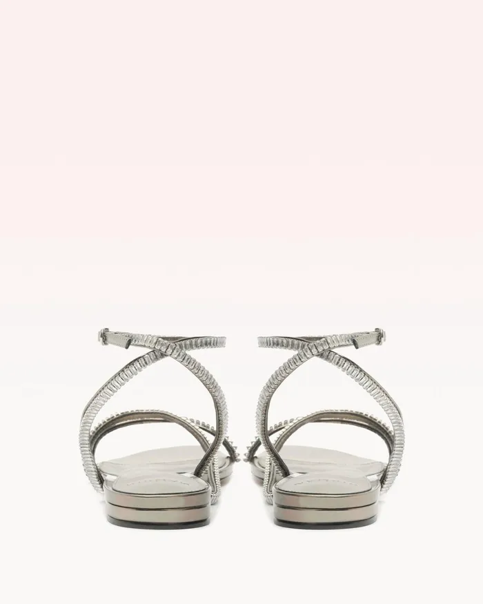Leah Zircone Pewter Women Alexandre Birman Flats