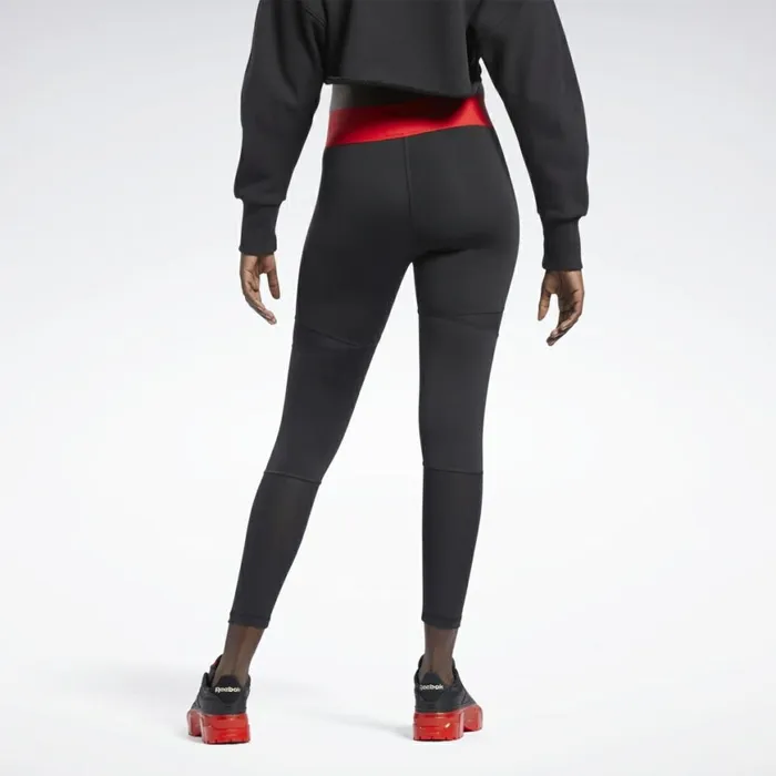 Leggings and Tights Womens Reebok Cardi B 78 Leggings Black