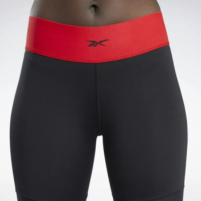 Leggings and Tights Womens Reebok Cardi B 78 Leggings Black