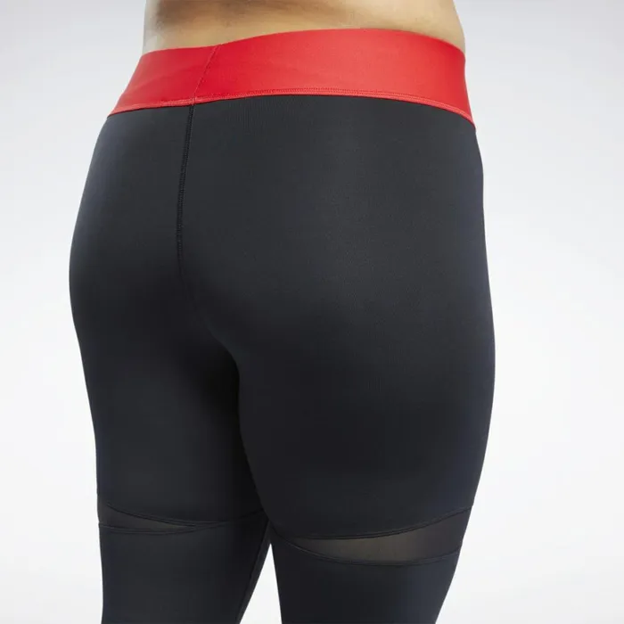 Leggings and Tights Womens Reebok Cardi B 78 Leggings Plus Size Black