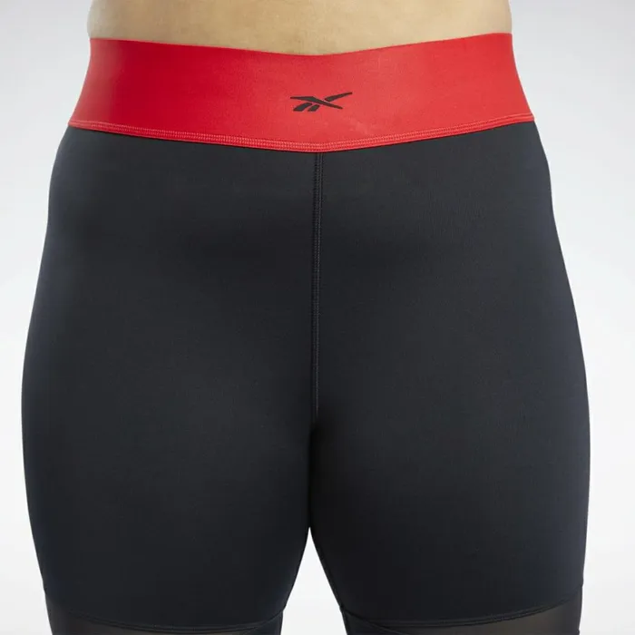 Leggings and Tights Womens Reebok Cardi B 78 Leggings Plus Size Black