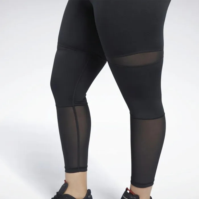 Leggings and Tights Womens Reebok Cardi B 78 Leggings Plus Size Black