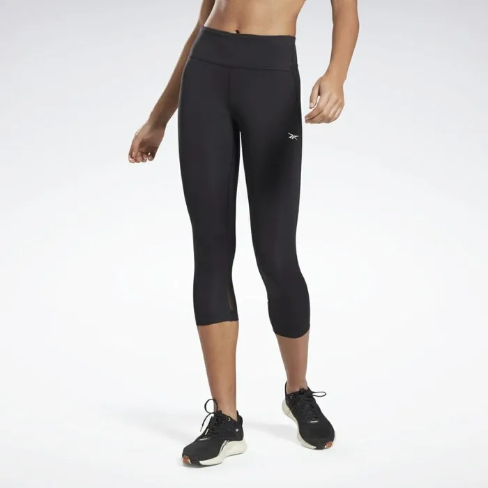 Leggings and Tights Womens Reebok Lux Perform 34 Leggings Black
