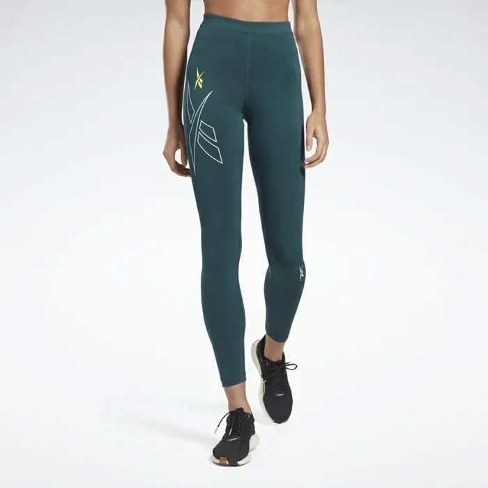 Leggings and Tights Womens Reebok MYT High Rise Leggings Forest Green