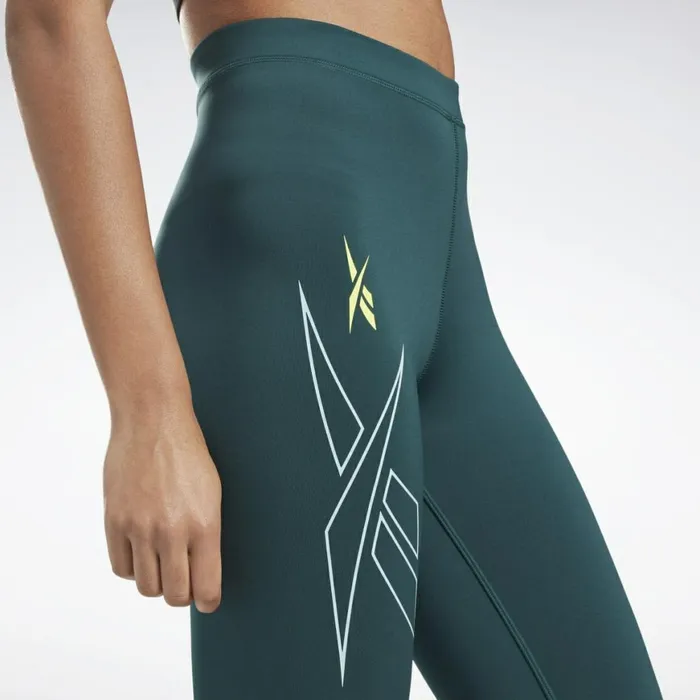 Leggings and Tights Womens Reebok MYT High Rise Leggings Forest Green