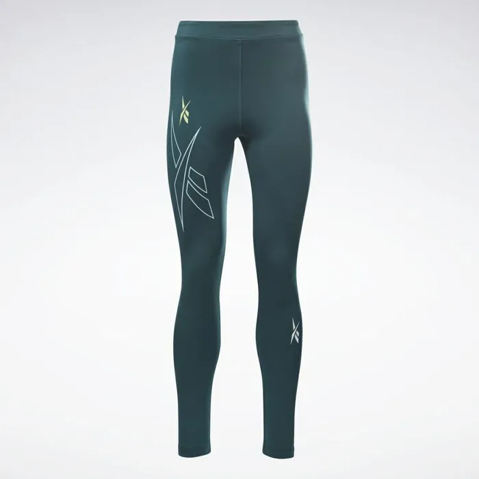 Leggings and Tights Womens Reebok MYT High Rise Leggings Forest Green