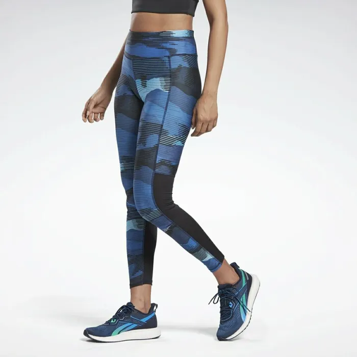 Leggings and Tights Womens Reebok Running Essentials Leggings Vector Navy