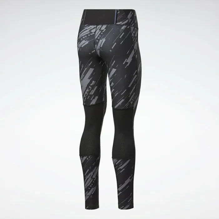 Leggings and Tights Womens Reebok Running Lux Bold Tights Black