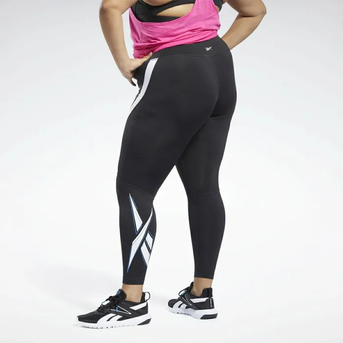 Leggings and Tights Womens Reebok Workout Ready Vector Leggings Night Black