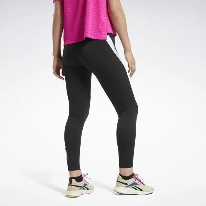 Leggings and Tights Womens Reebok Workout Ready Vector Leggings Night Black