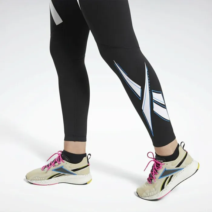 Leggings and Tights Womens Reebok Workout Ready Vector Leggings Night Black