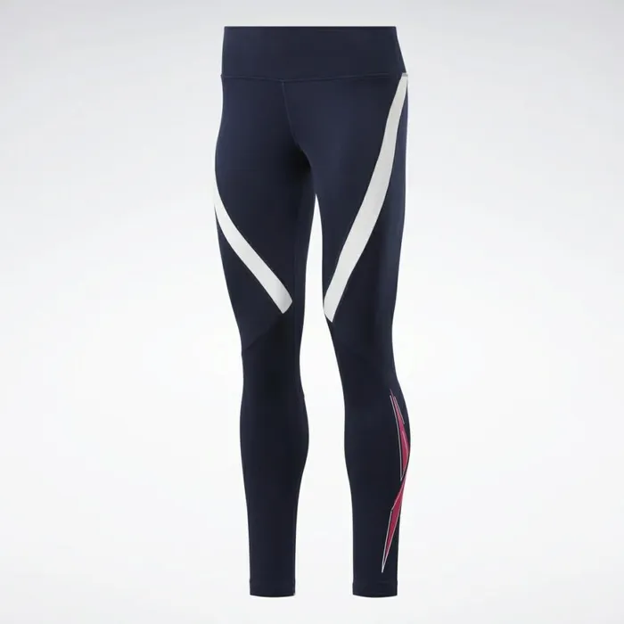 Leggings and Tights Womens Reebok Workout Ready Vector Leggings Vector Navy