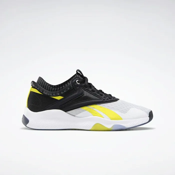 Les Mills Womens Reebok HIIT Shoes White Black Chartreuse