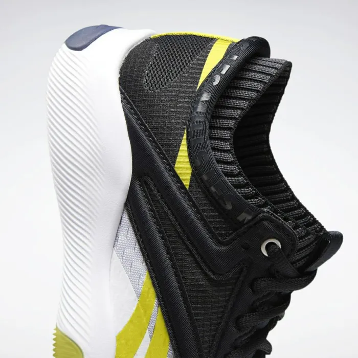 Les Mills Womens Reebok HIIT Shoes White Black Chartreuse