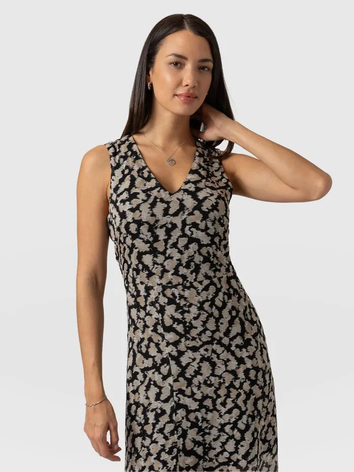 Lexi High Low Dress 8211 Black Confetti Petal Black Confetti Petal Women Saint And Sofia Dresses