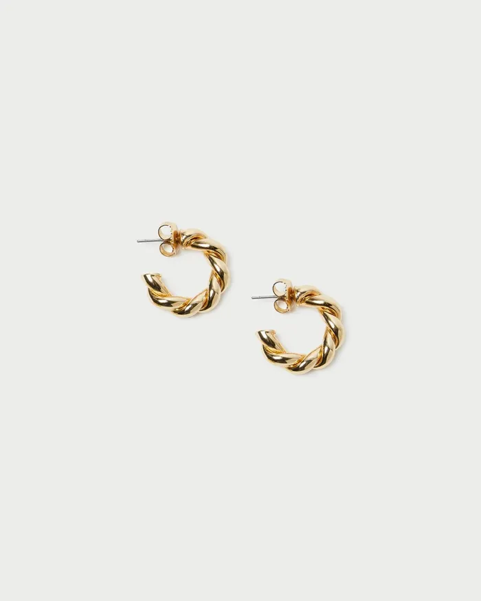 Loeffler Randall Atlas Gold Twisted Hoop Earrings L Jewelry L Accessories Women Accessories Loeffler Randall Atlas Gold Twisted Hoop Earrings L Jewelry L Accessories Women Accessories