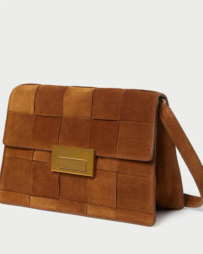 Loeffler Randall Delphine Cacao Suede Shoulder Bag L Crossbodies L Handbags Women Shoulder Bags Loeffler Randall Delphine Cacao Suede Shoulder Bag L Crossbodies L Handbags Women Shoulder Bags