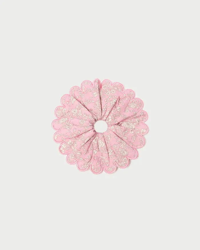 Loeffler Randall Frankie Red Floral Scallop Scrunchie I Hair Accessories I Accessories Women Accessories Loeffler Randall Frankie Red Floral Scallop Scrunchie I Hair Accessories I Accessories Women Accessories