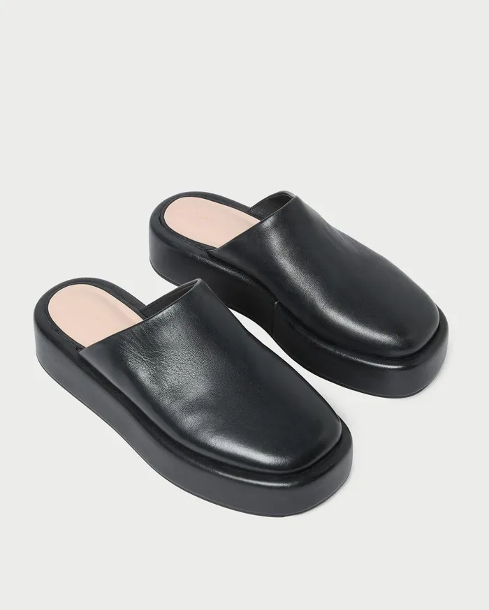 Loeffler Randall Haven Black Leather Mule Women Pumps and Mules Loeffler Randall Haven Black Leather Mule Women Pumps and Mules