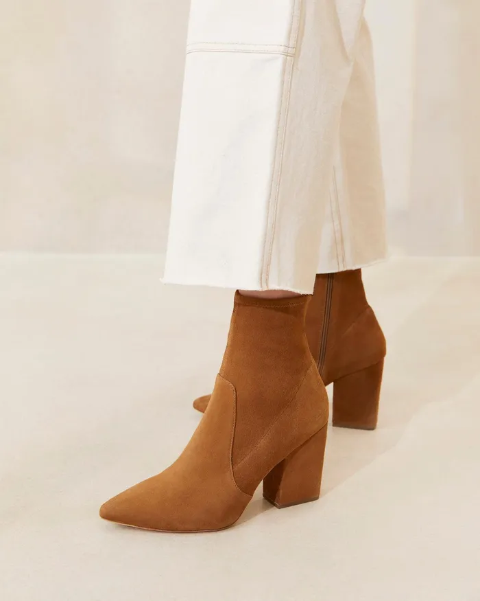 Loeffler Randall Isla Cacao Suede Slim Ankle Bootie L Ankle Boots L Footwear Women Boots Loeffler Randall Isla Cacao Suede Slim Ankle Bootie L Ankle Boots L Footwear Women Boots