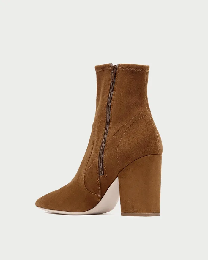 Loeffler Randall Isla Cacao Suede Slim Ankle Bootie L Ankle Boots L Footwear Women Boots Loeffler Randall Isla Cacao Suede Slim Ankle Bootie L Ankle Boots L Footwear Women Boots