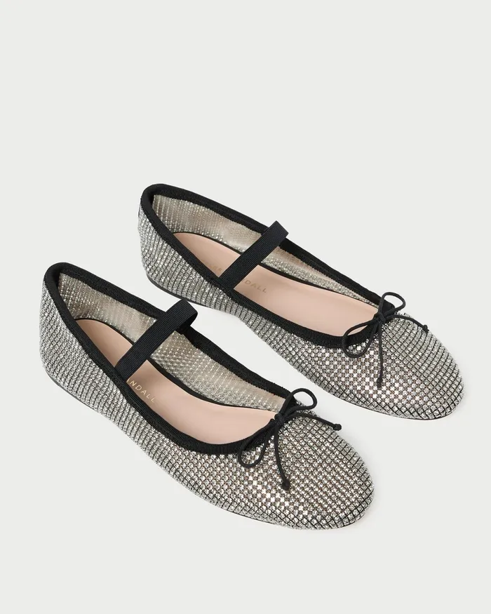 Loeffler Randall Leonie Crystal Ballet Flat Women Flats and Loafers Loeffler Randall Leonie Crystal Ballet Flat Women Flats and Loafers
