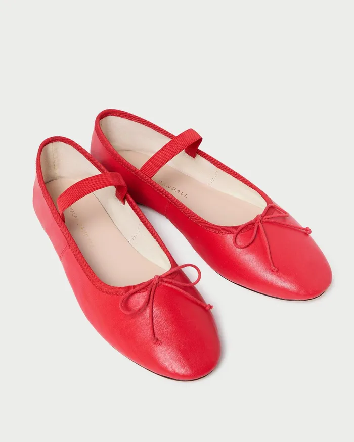 Loeffler Randall Leonie Red Leather Ballet Flat I Flats I Footwear Women Flats and Loafers Loeffler Randall Leonie Red Leather Ballet Flat I Flats I Footwear Women Flats and Loafers
