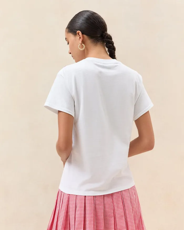 Loeffler Randall LR X Nikki Chasin Florida Tee Women Tops Loeffler Randall LR X Nikki Chasin Florida Tee Women Tops