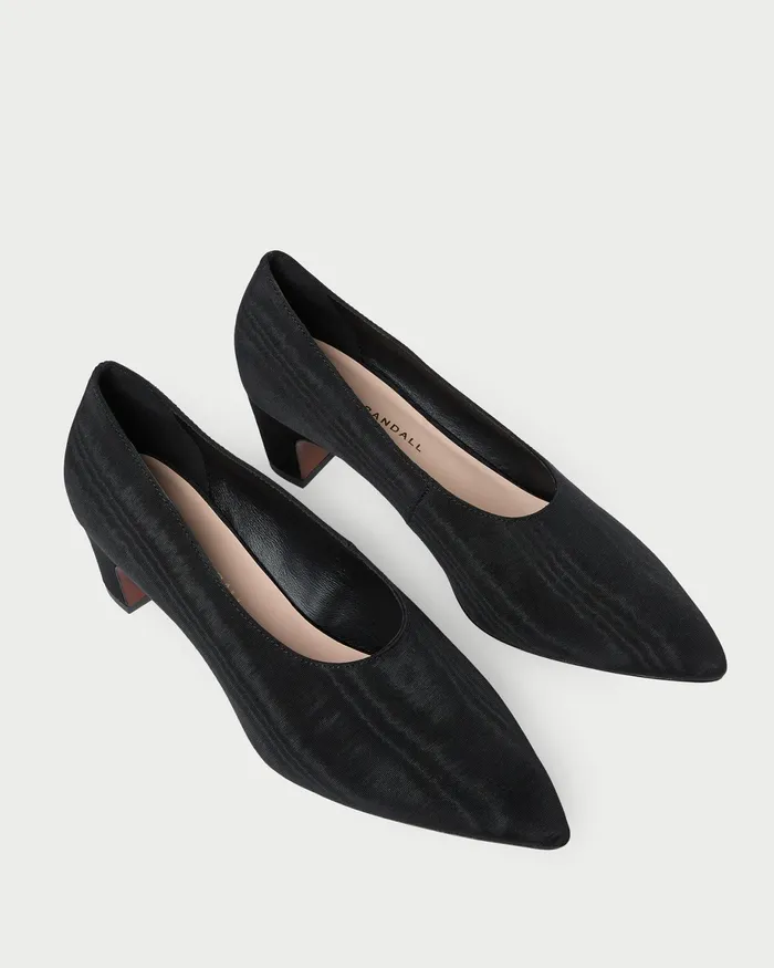 Loeffler Randall Maeve Black Moir Low Pump Women Pumps and Mules Loeffler Randall Maeve Black Moir Low Pump Women Pumps and Mules