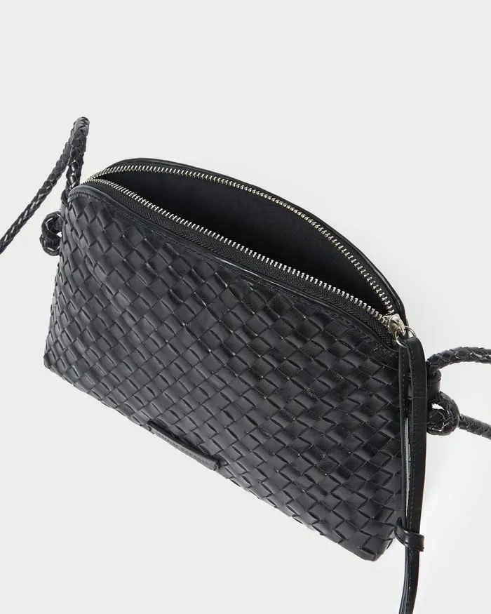 Loeffler Randall Mallory Black Woven Leather Crossbody L Crossbodies L Handbags Women Crossbodies Loeffler Randall Mallory Black Woven Leather Crossbody L Crossbodies L Handbags Women Crossbodies