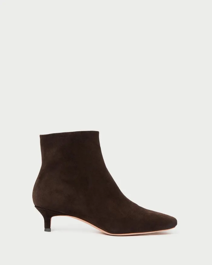 Loeffler Randall Marcella Brown Suede Ankle Boot Women Boots