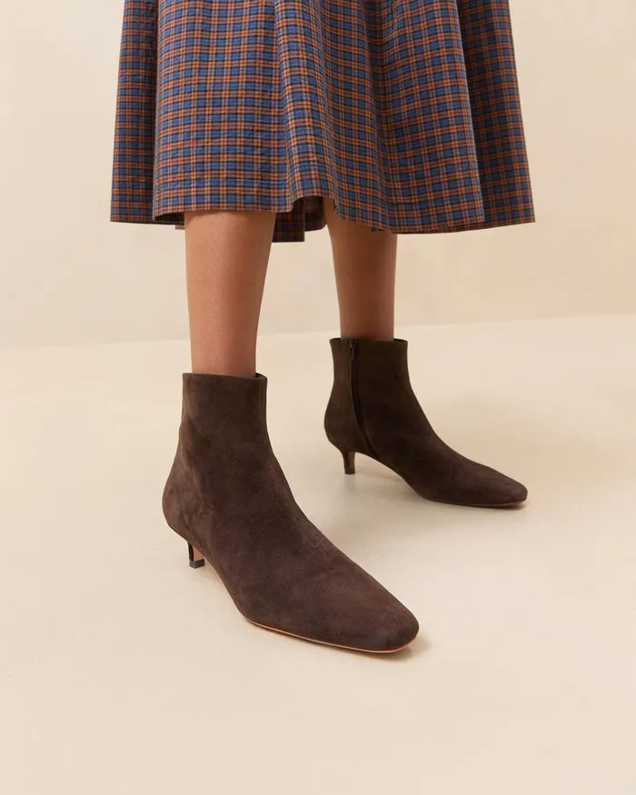 Loeffler Randall Marcella Brown Suede Ankle Boot Women Boots Loeffler Randall Marcella Brown Suede Ankle Boot Women Boots