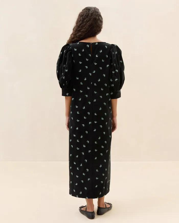 Loeffler Randall Maxwell Black Floral Dress Women Dresses Loeffler Randall Maxwell Black Floral Dress Women Dresses