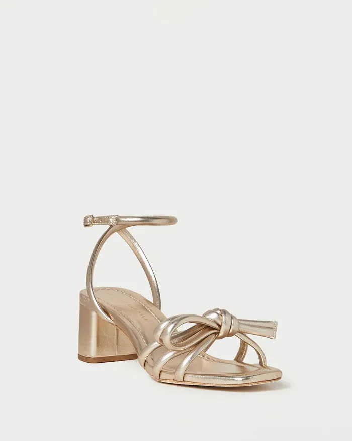 Loeffler Randall Mikel Champagne Bow MidHeel Sandal L Heeled Sandals L Footwear Women Heeled Sandals Loeffler Randall Mikel Champagne Bow MidHeel Sandal L Heeled Sandals L Footwear Women Heeled Sandals