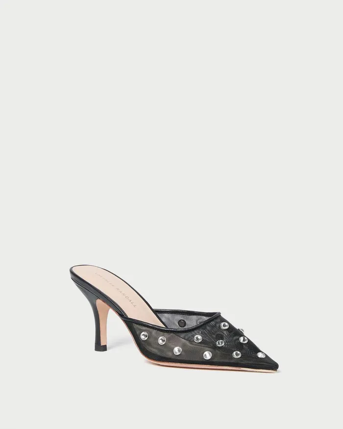 Loeffler Randall Paloma BlackCrystal Mesh Mule I Mules I Footwear Women Pumps and Mules Loeffler Randall Paloma BlackCrystal Mesh Mule I Mules I Footwear Women Pumps and Mules