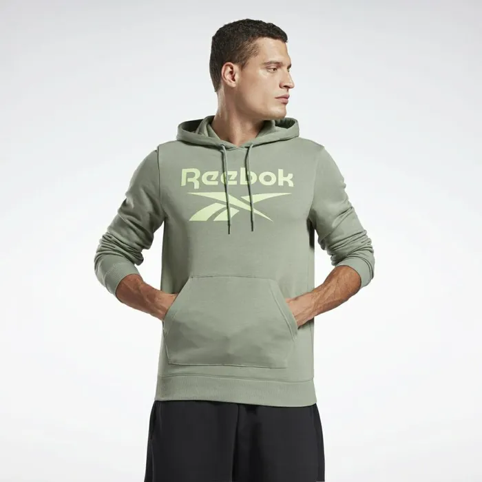 Loungewear Mens Reebok Identity Big Logo Hoodie Harmony Green