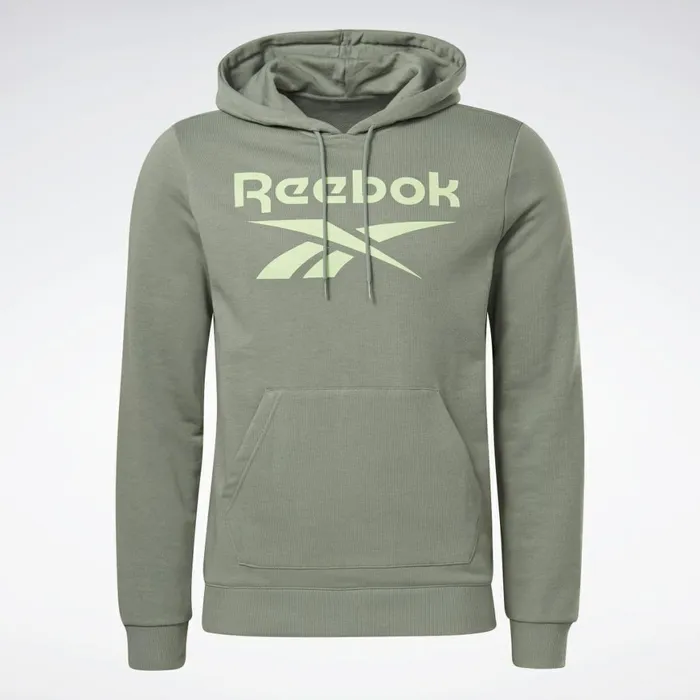 Loungewear Mens Reebok Identity Big Logo Hoodie Harmony Green