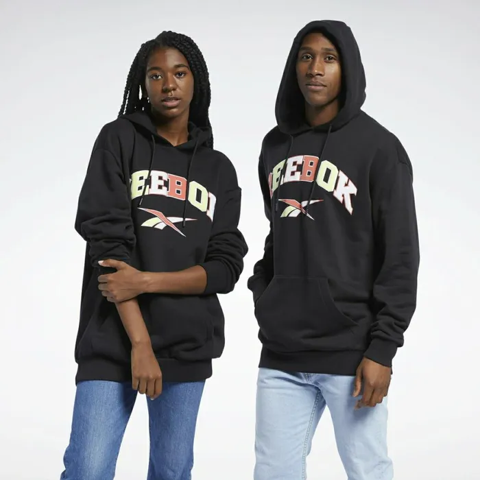 Loungewear MensWomens Reebok Classics Basketball Hoodie Black