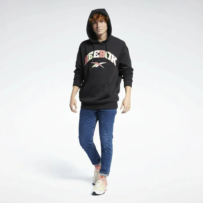 Loungewear MensWomens Reebok Classics Basketball Hoodie Black