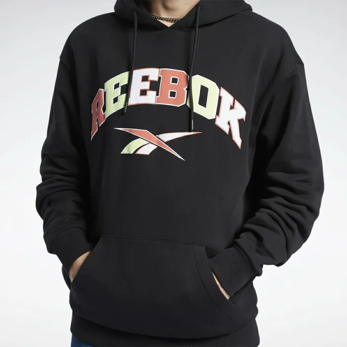 Loungewear MensWomens Reebok Classics Basketball Hoodie Black