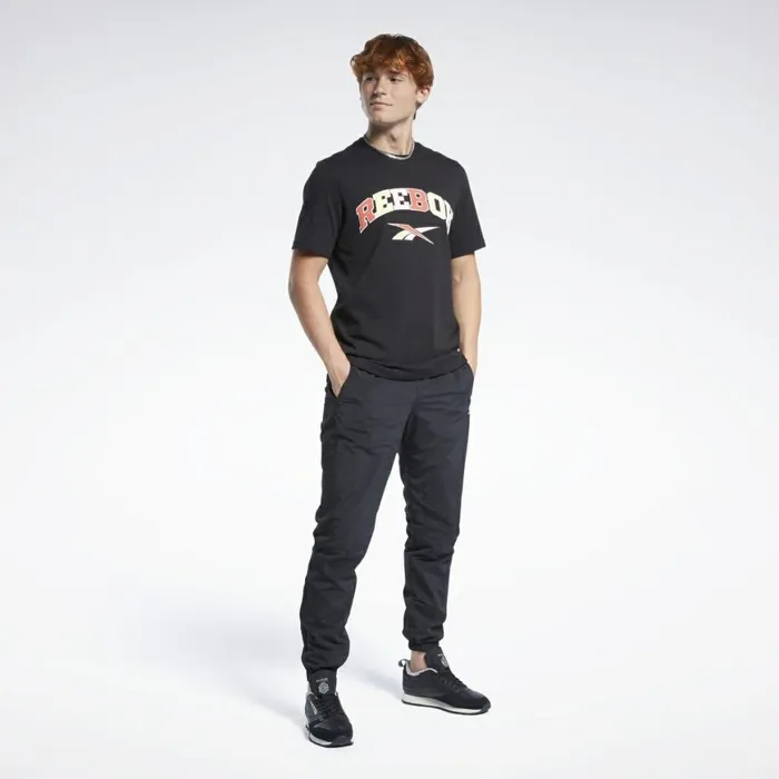 Loungewear MensWomens Reebok Classics Basketball TShirt Black