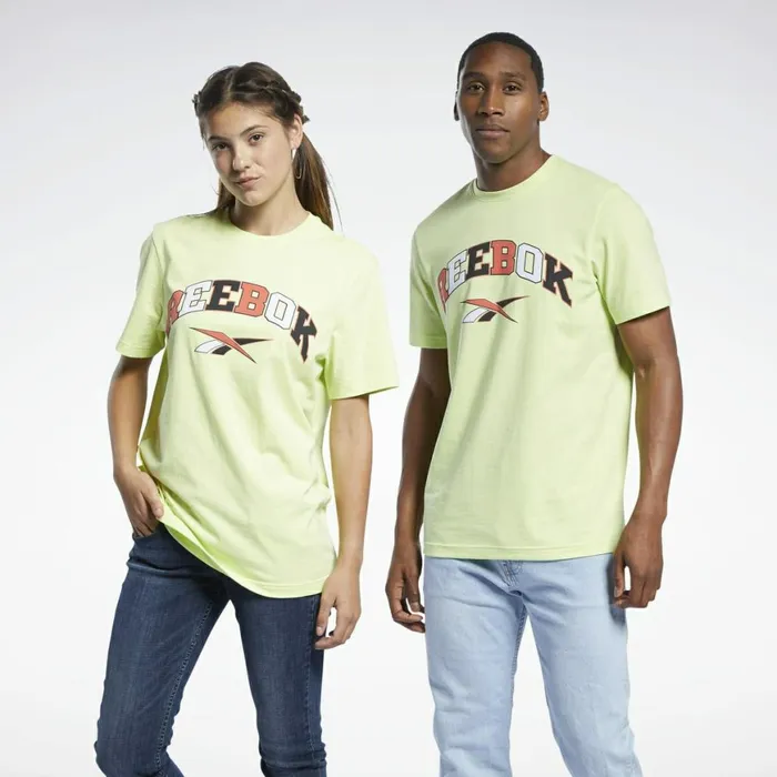 Loungewear MensWomens Reebok Classics Basketball TShirt Semi Energy Glow