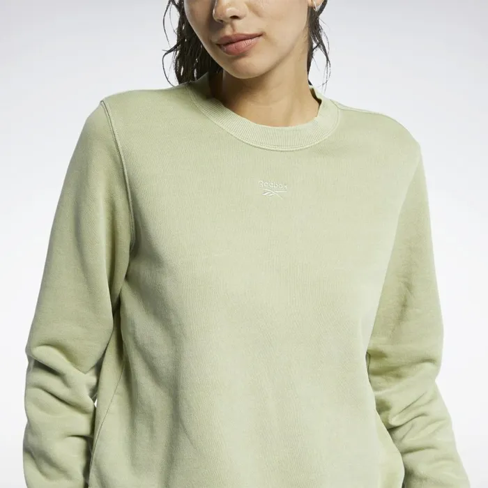 Loungewear Womens Reebok Classics Natural Dye Crew Sweatshirt Harmony Green