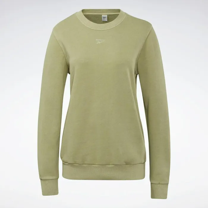 Loungewear Womens Reebok Classics Natural Dye Crew Sweatshirt Harmony Green