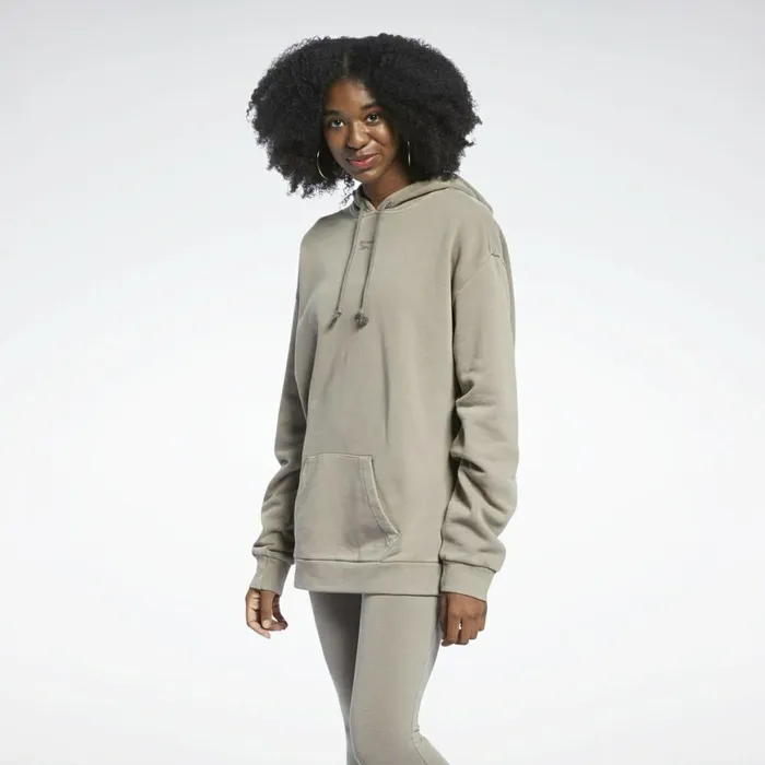 Loungewear Womens Reebok Classics Natural Dye Oversize Hoodie Trek Grey