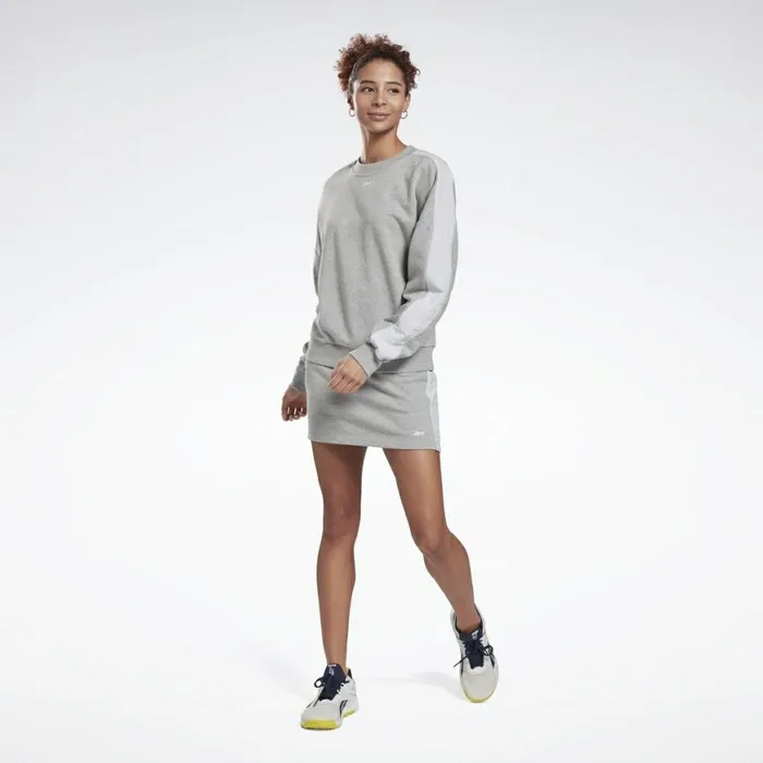 Loungewear Womens Reebok MYT Crew Sweatshirt Medium Grey Heather