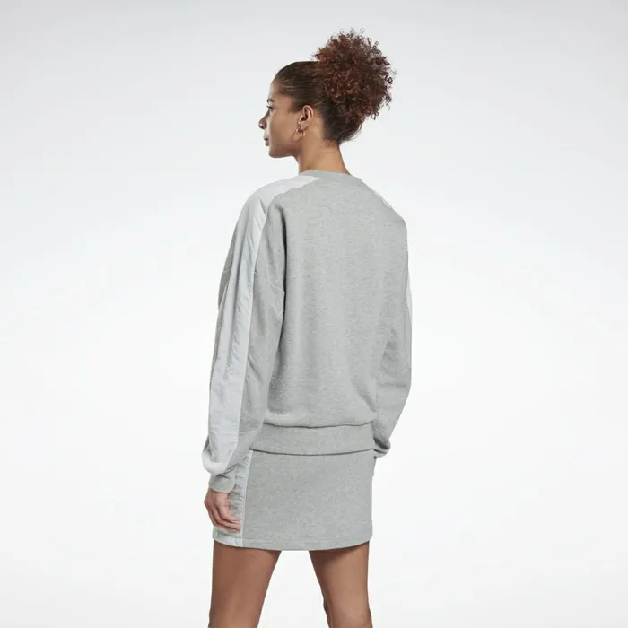 Loungewear Womens Reebok MYT Crew Sweatshirt Medium Grey Heather