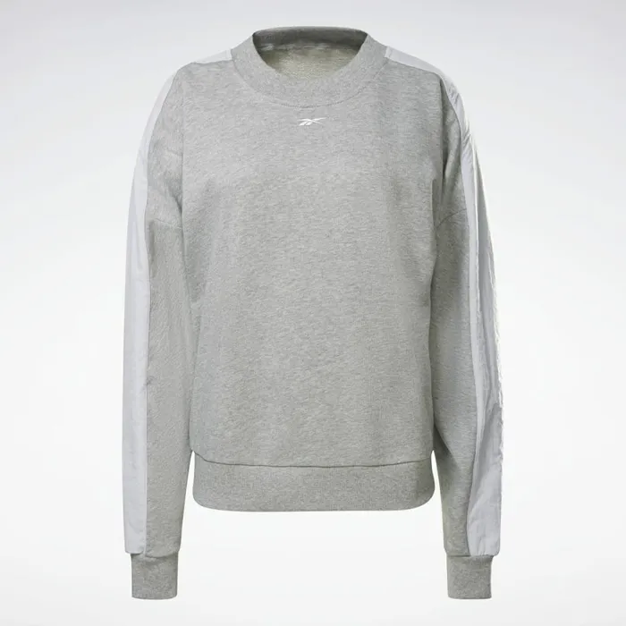 Loungewear Womens Reebok MYT Crew Sweatshirt Medium Grey Heather