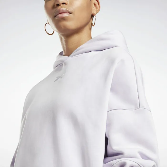 Loungewear Womens Reebok Retro Oversize Hoodie Luminous Lilac
